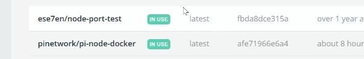 更新docker版本…等新景象…⚠️Docker 需要升級到4.1.1版本以上，昨天晚上推出的新Pi Node Docker 鏡像檔，需要Docker最新版本才能正常執行